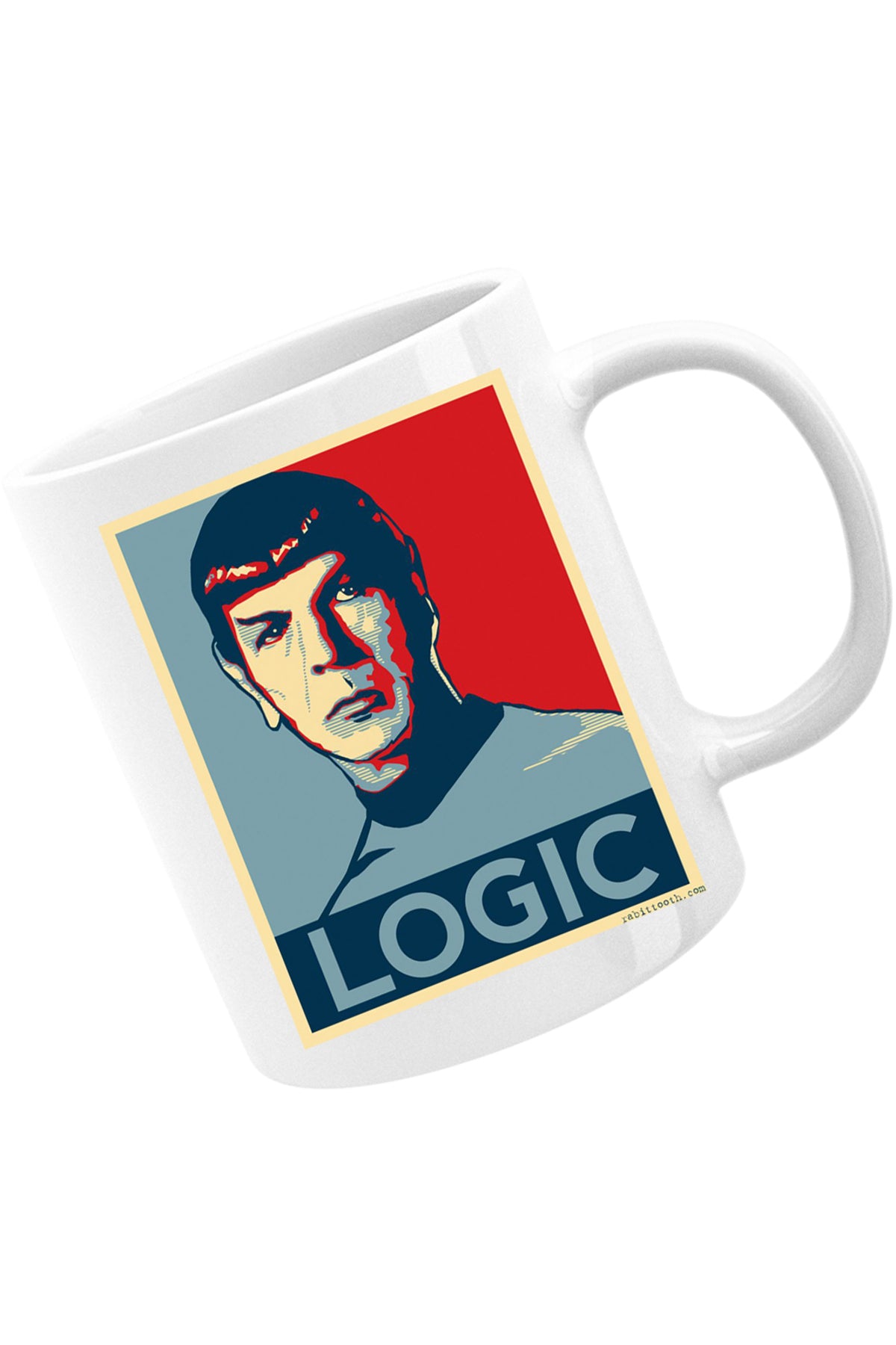Cana Star Trek Spock Leonard Nimoy Vulcan Logic, alba, 330 ml