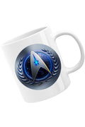 Cana Star Trek Starfleet United Federation Planets Emblem, alba, 330 ml