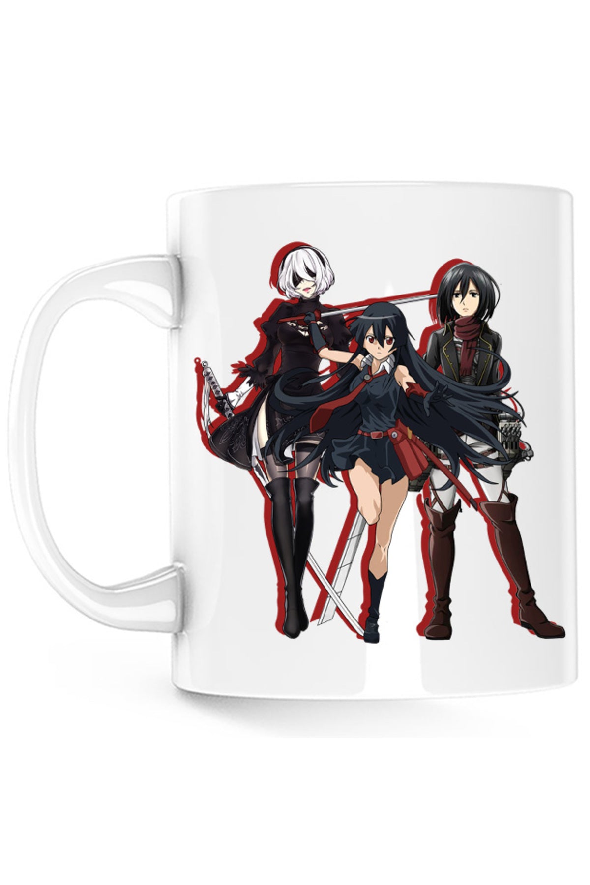 Cana Akame ga Kill Nier Automata Mikasa Attack on Titan Sword Users, alba, 330 ml