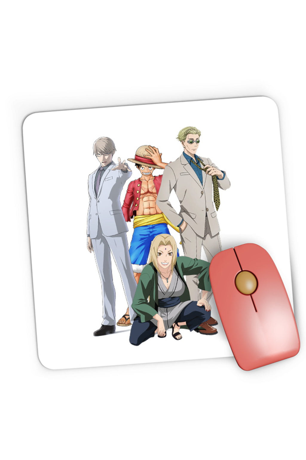 Mousepad Gaming Ajin Tosaki Naruto One Piece Luffy Jujutsu Kaisen, 21x19 cm