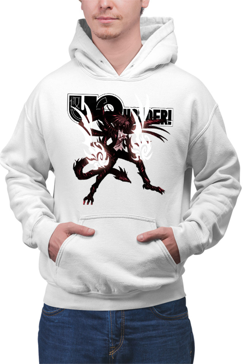 Hanorac barbati UQ Holder Touta Demon Form Sci-Fi Youkai Samurai