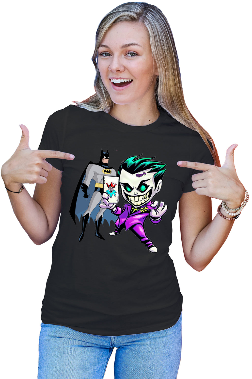 Tricou dama Batman Vs Joker Bruce Death Metal