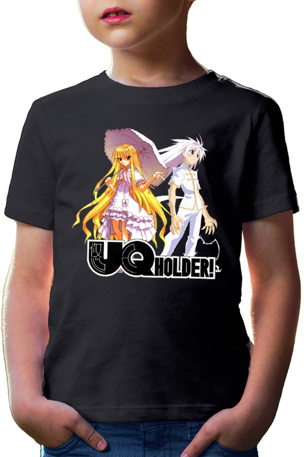 Tricou copii UQ Holder Holder Negi McDowell Monster Animeeater