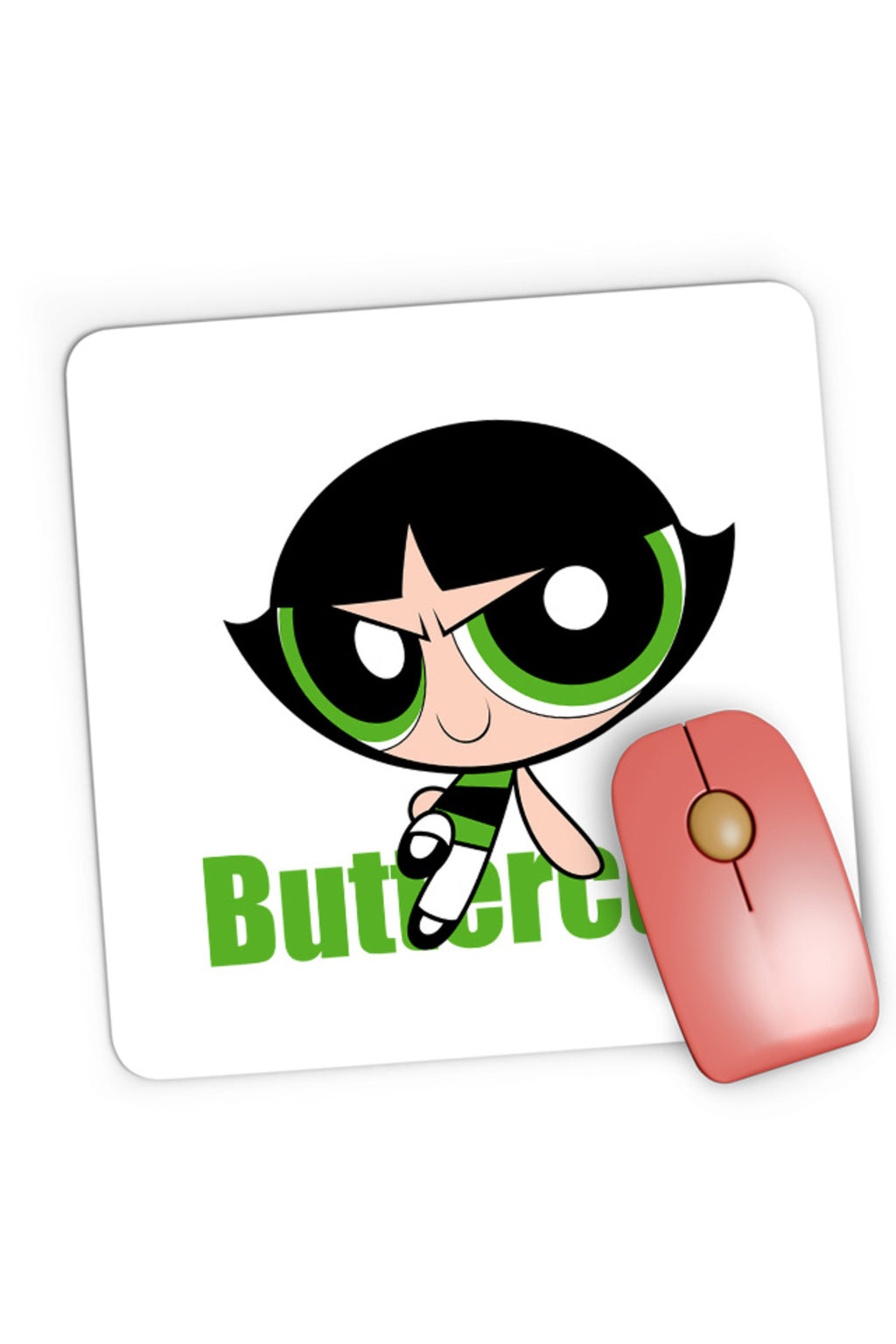 Mousepad Gaming The Powerpuff Girls Buttercup Tomboy Strong, 21x19 cm