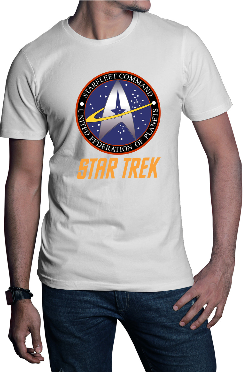Tricou barbati Star Trek Starft Command Academy Emblem