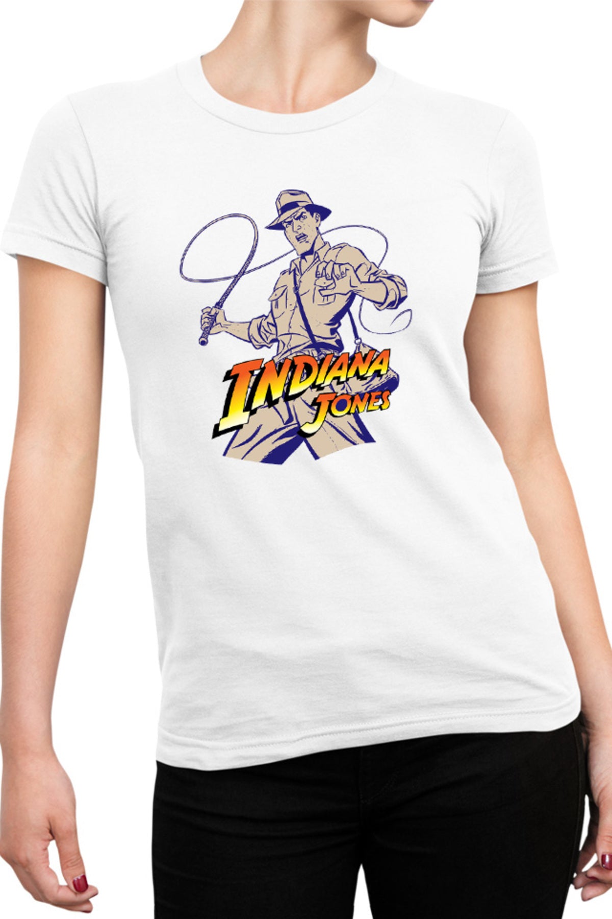 Tricou dama Indiana Jones American Dr. Henry Walton Archaeology