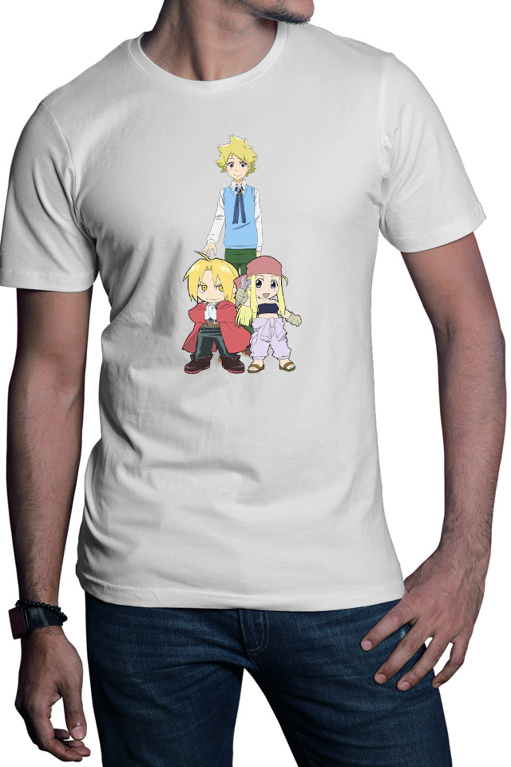 Tricou barbati Muhyo Roji Kusano Jirou FMA Edward Lucy Exorcist Otaku