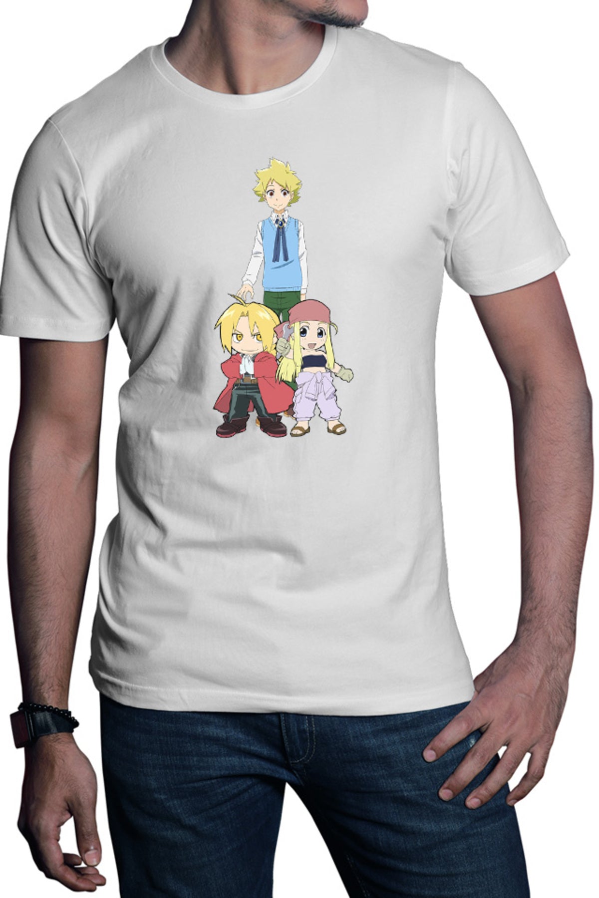 Tricou barbati Muhyo Roji Kusano Jirou FMA Edward Lucy Exorcist Otaku
