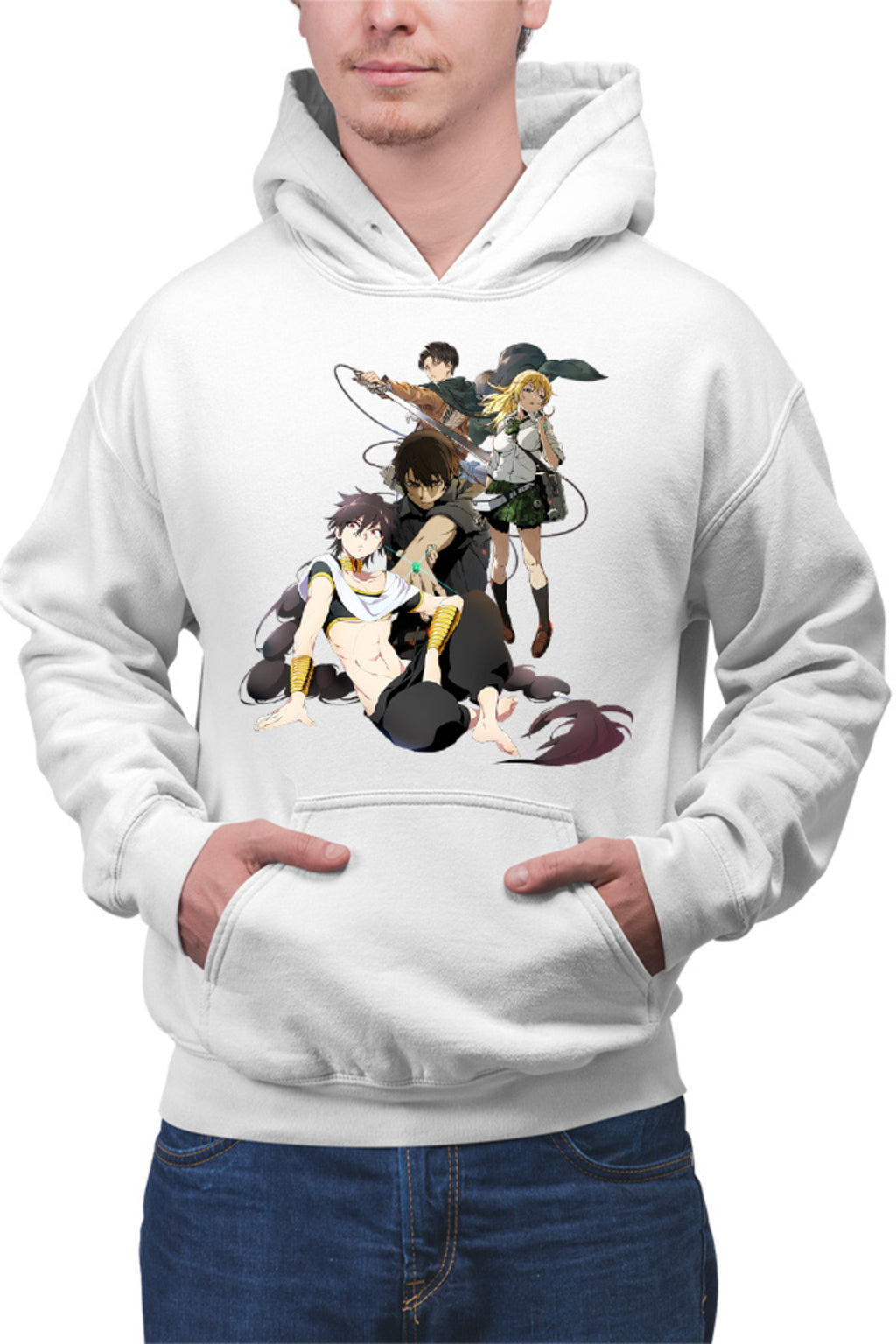 Hanorac barbati Btooom! Ryouta Himiko Magi Judal AOT Levi Magic Fantasy