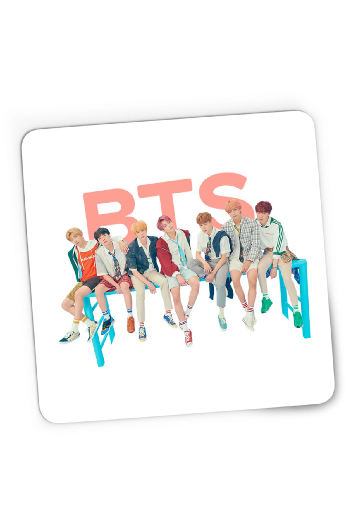 Mousepad Gaming BTS All Members DNA Era Debut World Wide, 21x19 cm