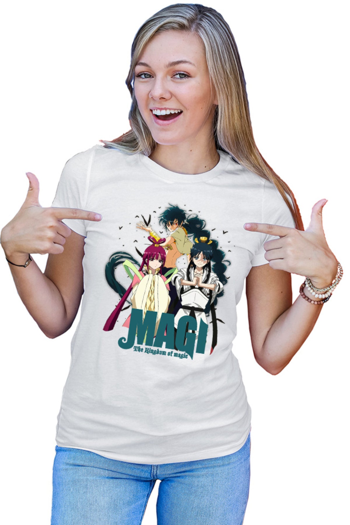 Tricou dama Magi The Labyrinth of Magic Kou Empire Magician