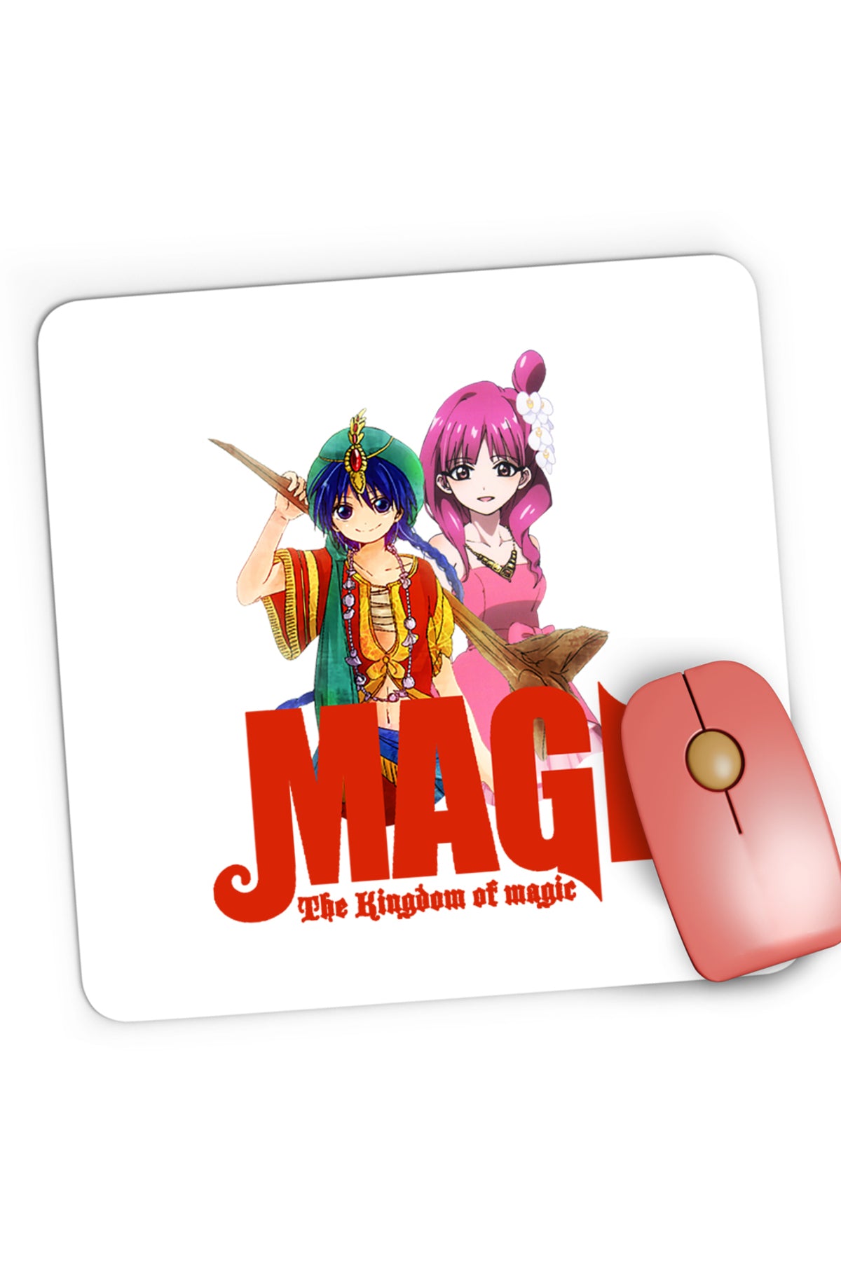 Mousepad Gaming Magi The Labyrinth of Magic Morgiana Alladin Party Costume, 21x19 cm