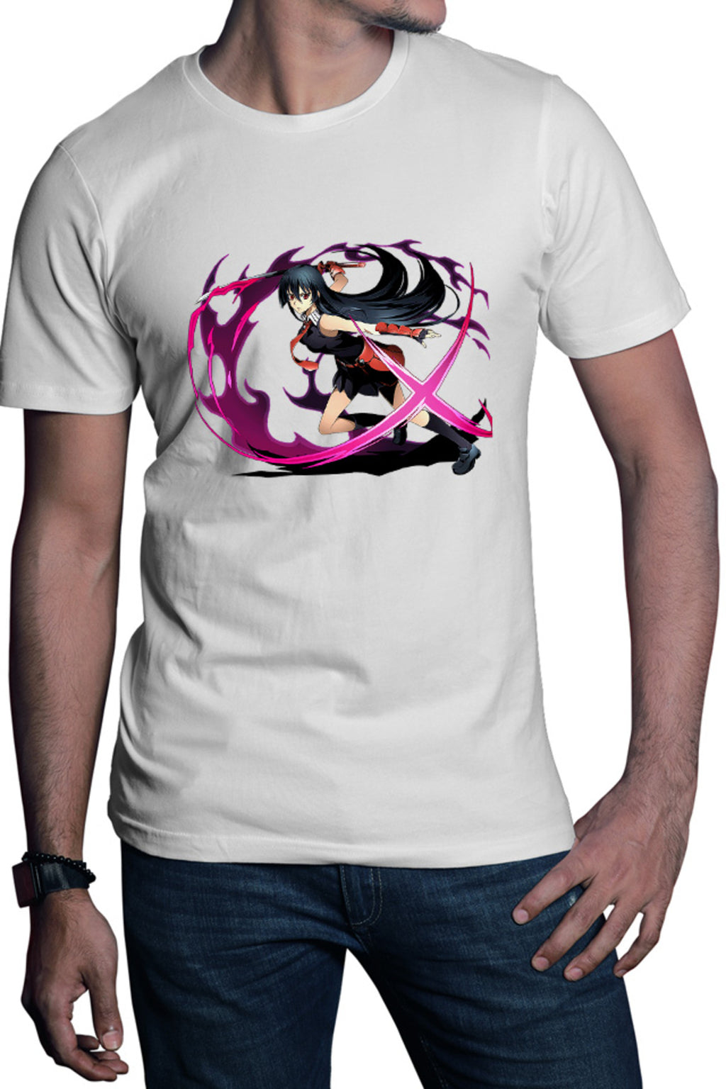 Tricou barbati Akame ga Kill Katana Samurai Paranormal Game