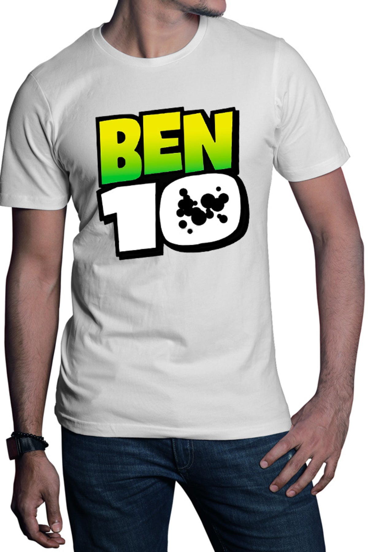 Tricou barbati Ben 10 Logo Cartoon American Animation Teen Comedy