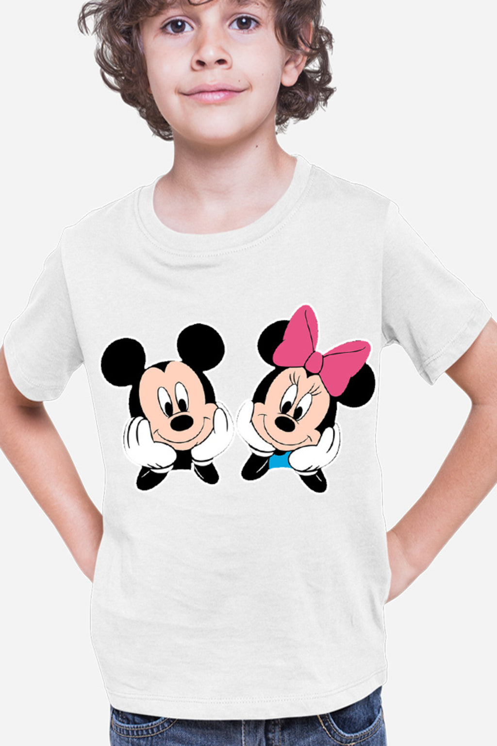 Tricou copii Mickey Mouse Minnie Couple Love Cute