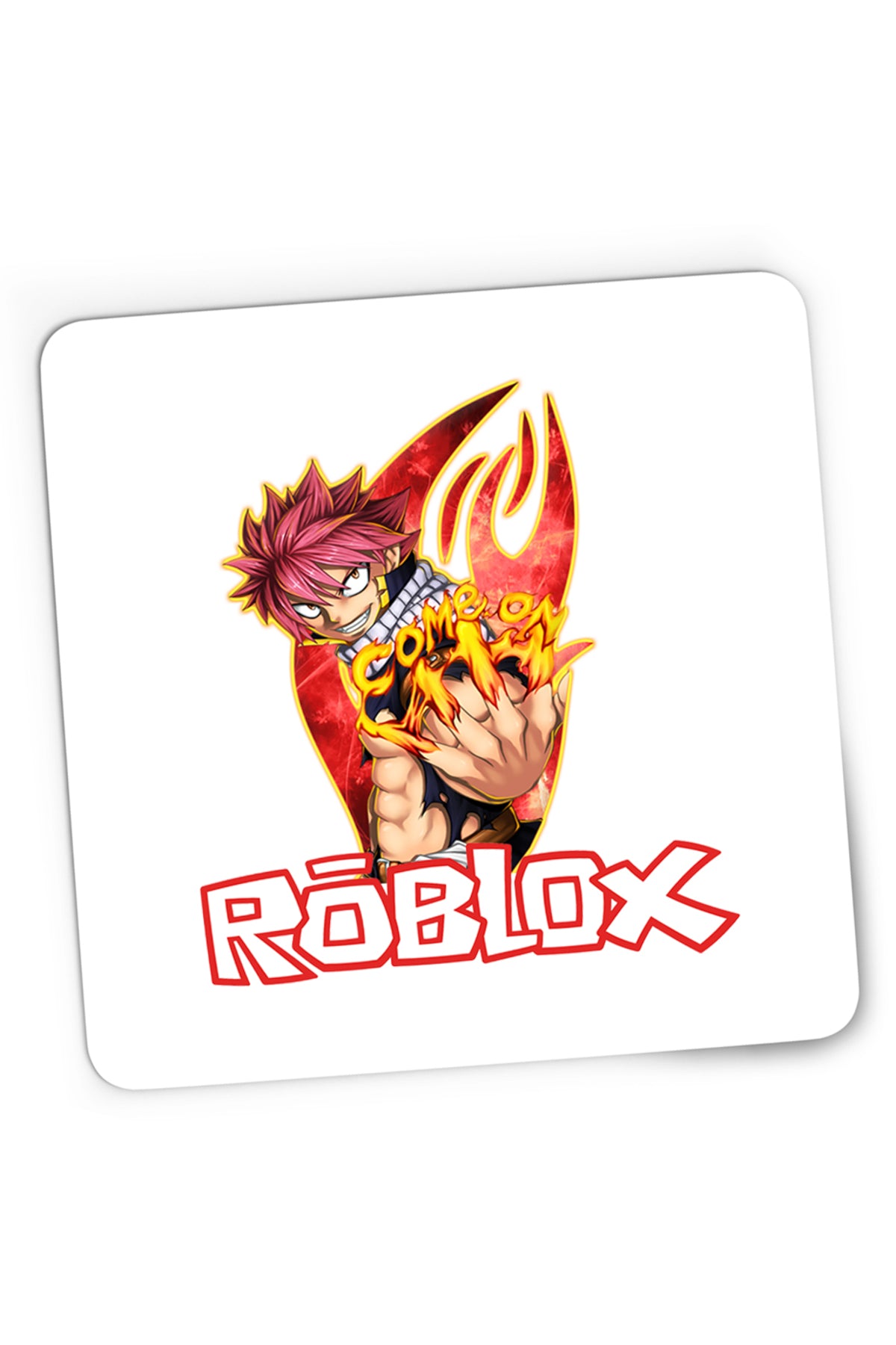 Mousepad Gaming Fairy Tail Natsu Roblox Studio Creator, 21x19 cm