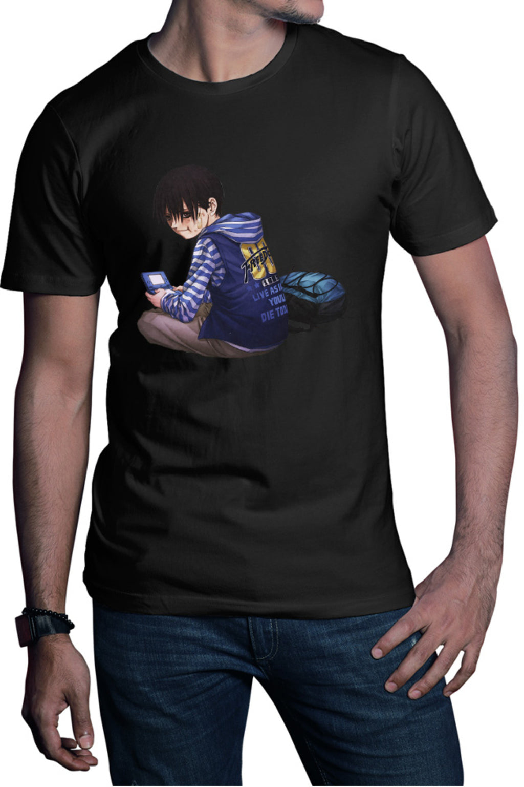 Tricou barbati Btooom! Kou Child Bombs Extreme Game