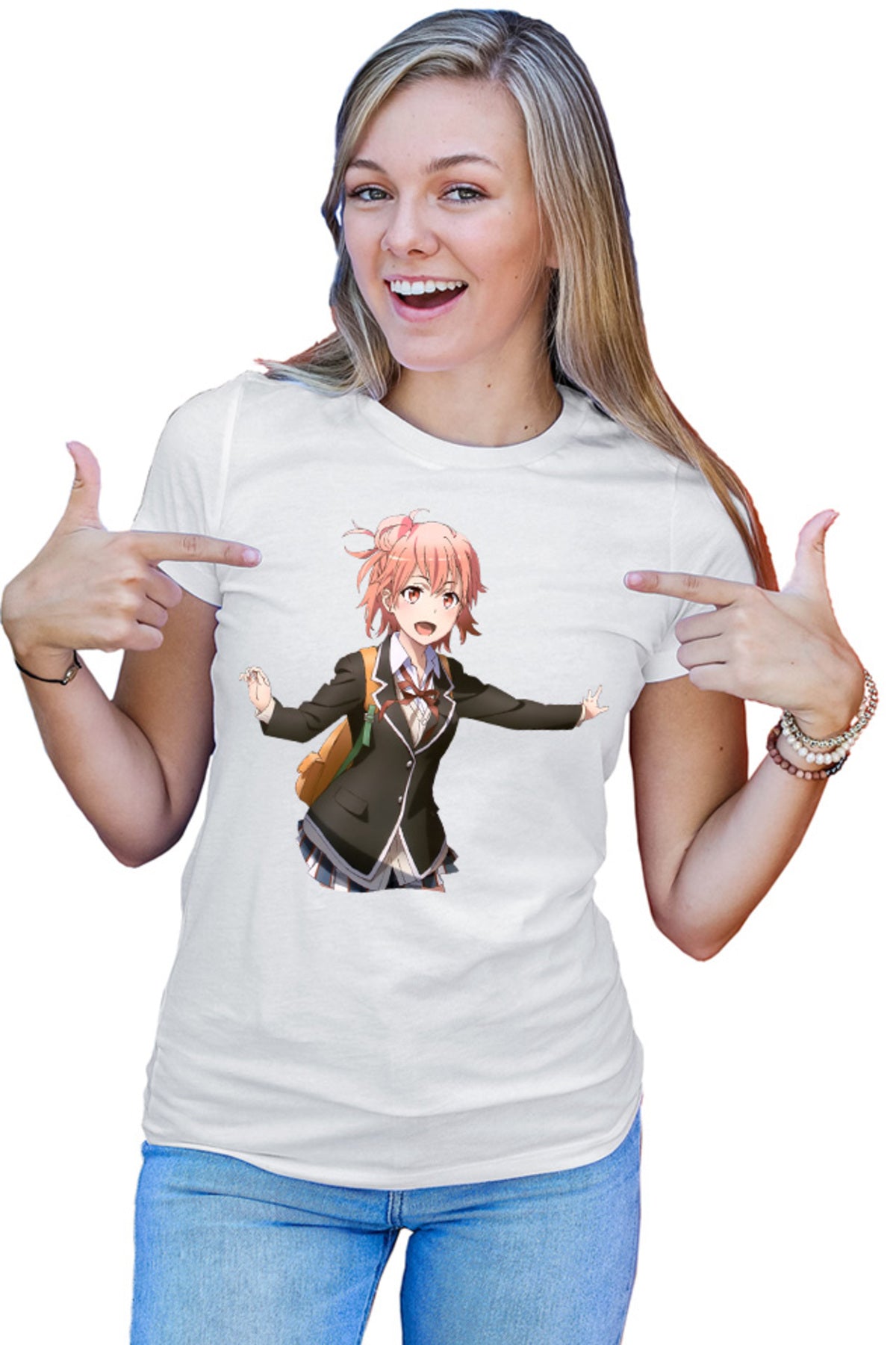 Tricou dama OreGairu Yui Playfull Tsundere Weeb Animation