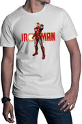 Tricou barbati Ironman Logo Suit Accident American Comic Books
