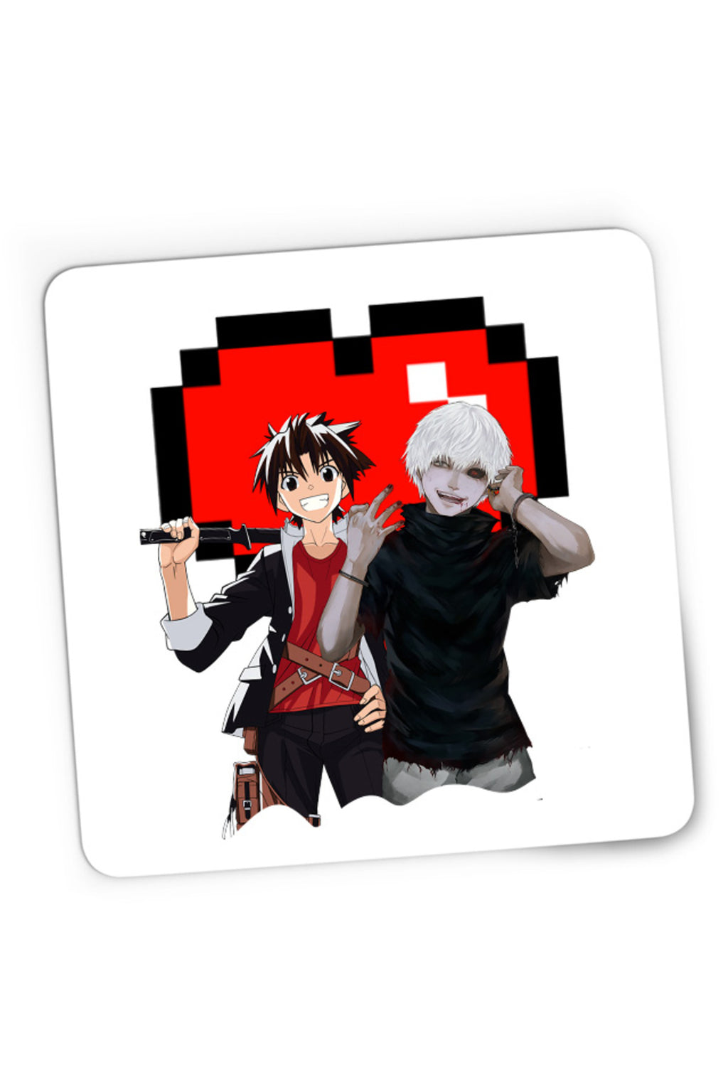 Mousepad Gaming UQ Holder Touta Kaneki Tokyo Ghoul Vampire Minecraft, 21x19 cm