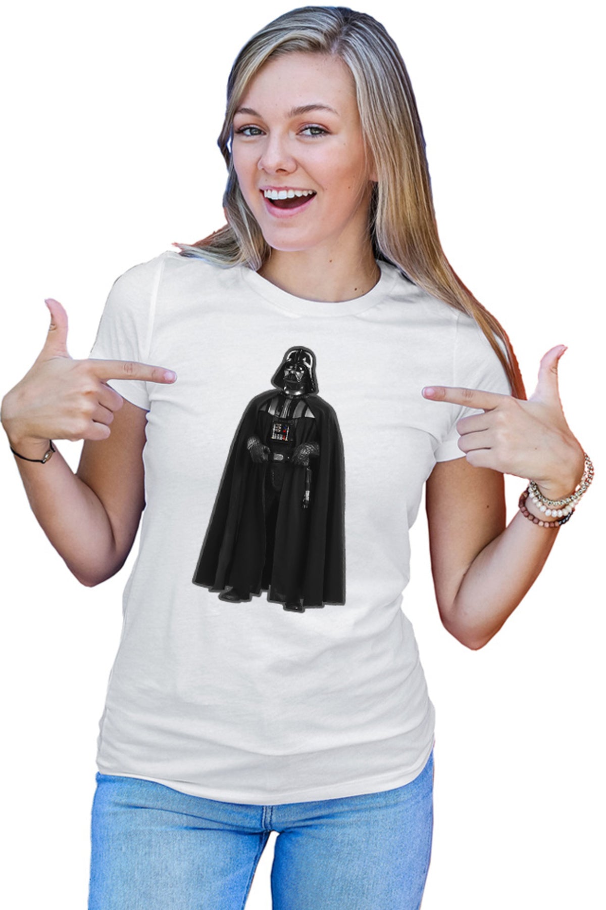 Tricou dama Star Wars Darth Vader Jedy Laser Superpower Sci-fi