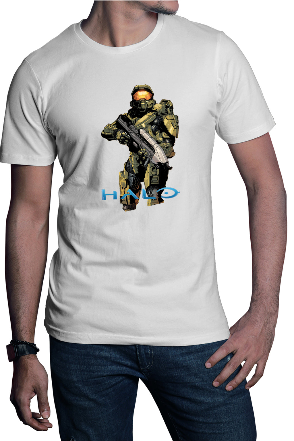 Tricou barbati Halo Spartan Soldier Army Hero Master