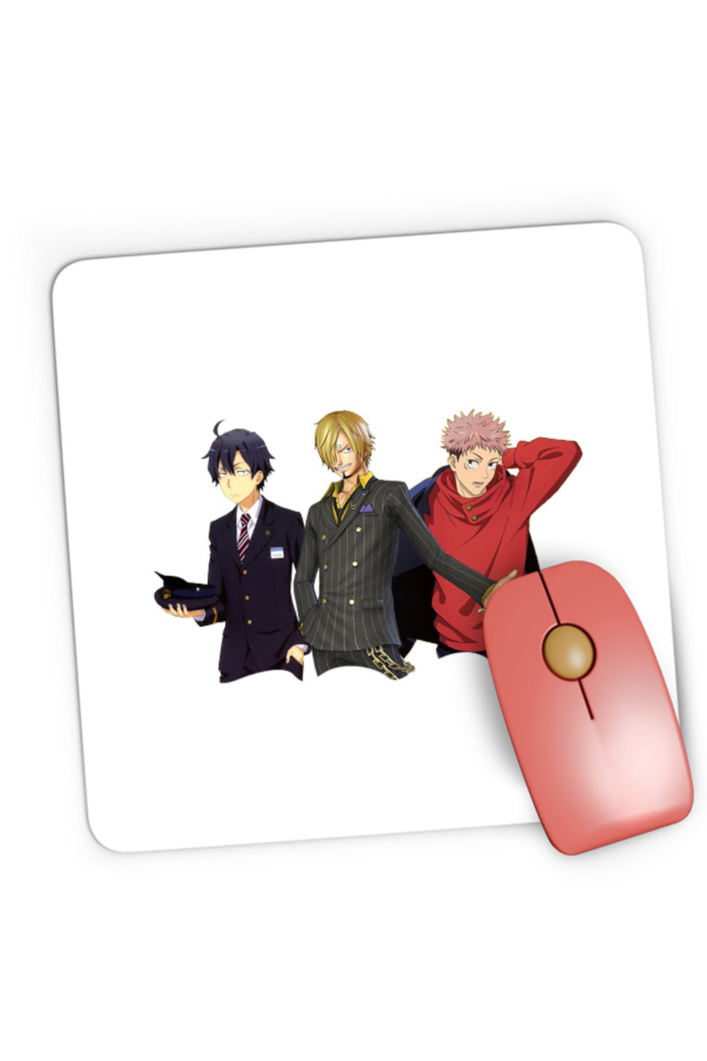 Mousepad Gaming OreGairu Hikigaya Jujutsu Kaisen Itadori One Piece, 21x19 cm