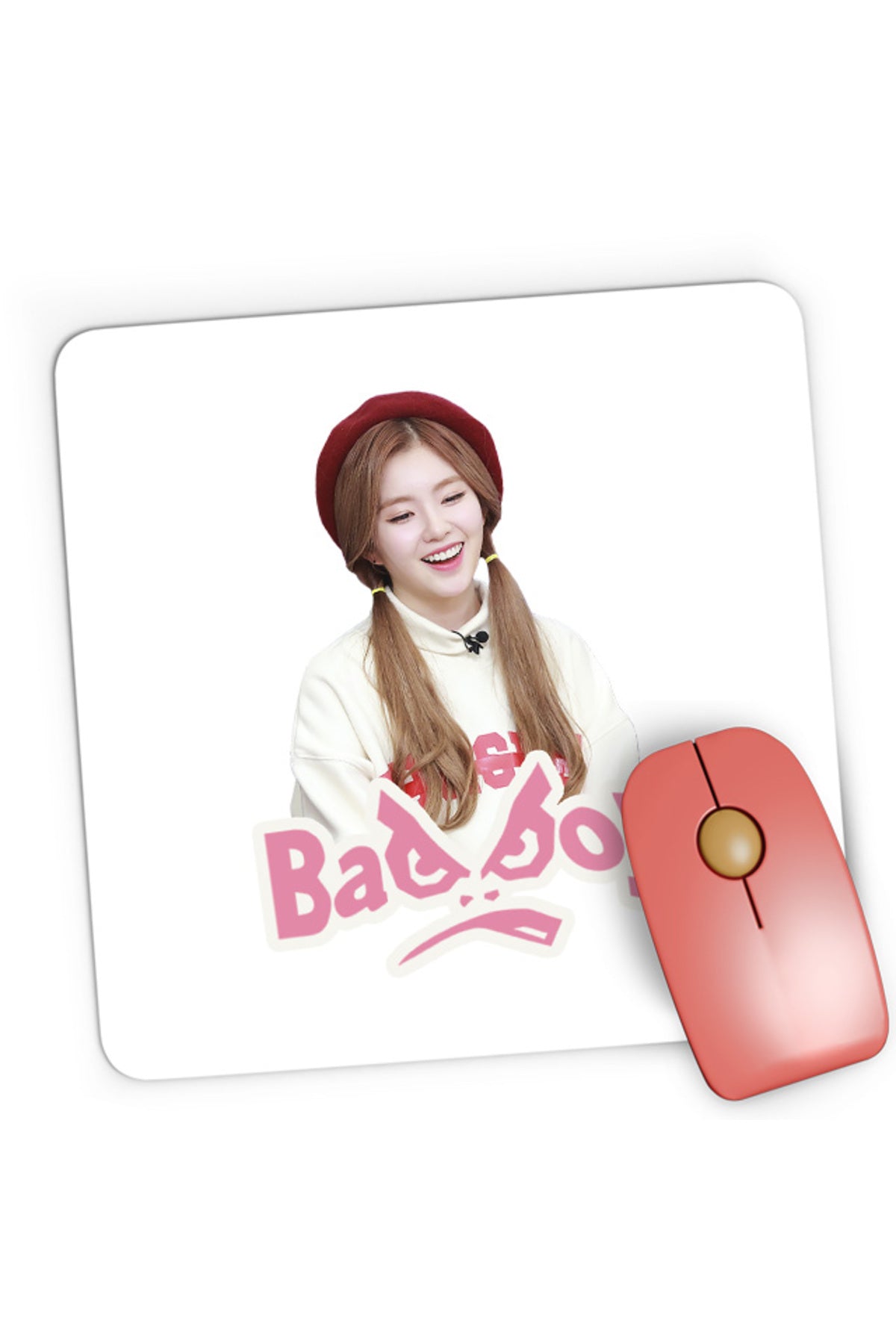 Mousepad Gaming Red Velvet Bad Boy Album Concept Funny, 21x19 cm