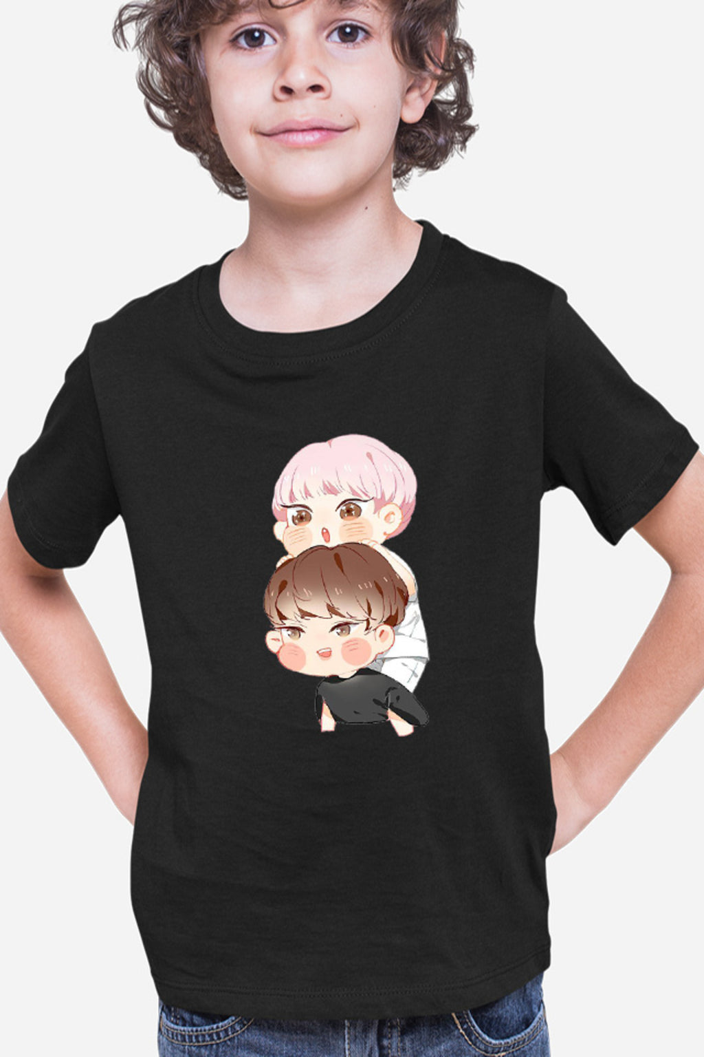Tricou copii Seventeen K-pop Chibi Army The8 DK Kim Mingyu