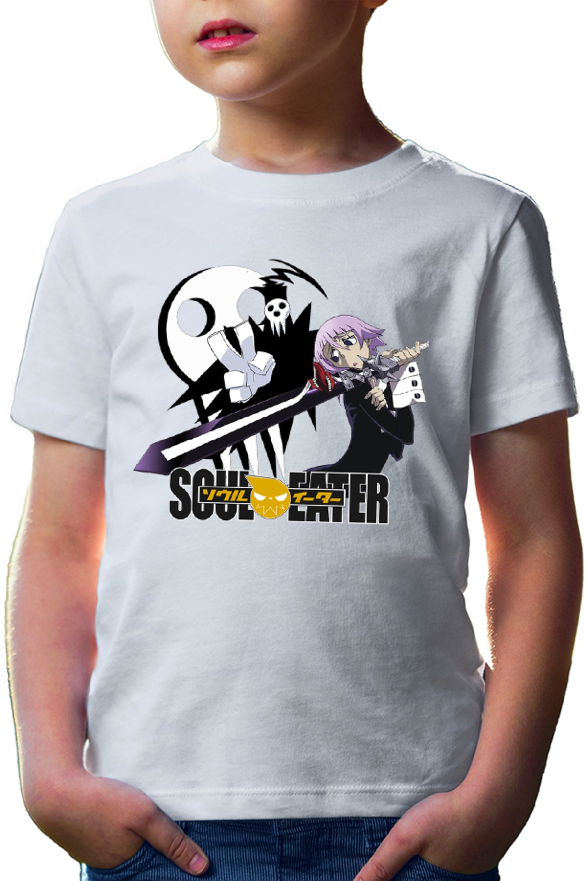Tricou copii Soul Eater Death The Kid Crona Psihic Anime Comedy