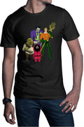 Tricou barbati Aquaman Squid Games Shrek Joker Comics Batman Marvel