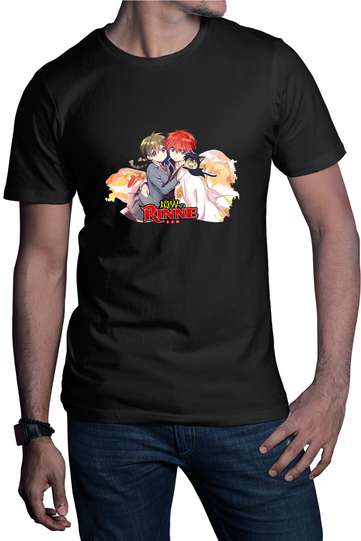 Tricou barbati Rin-ne Rin Sakura Cat Rumiko Takahashi