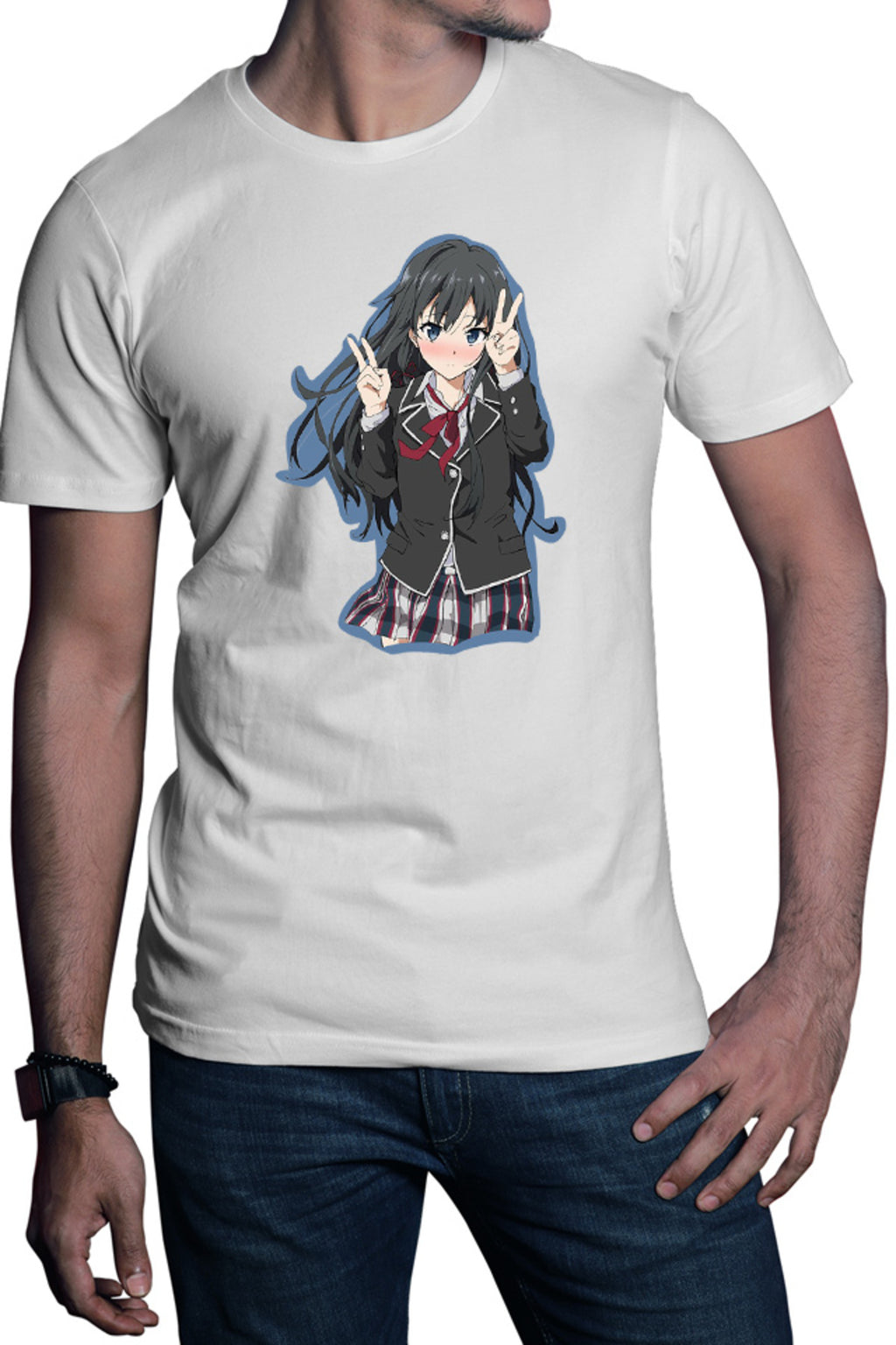 Tricou barbati OreGairu Yukino Yukinoshita Wind Kuundere Manga