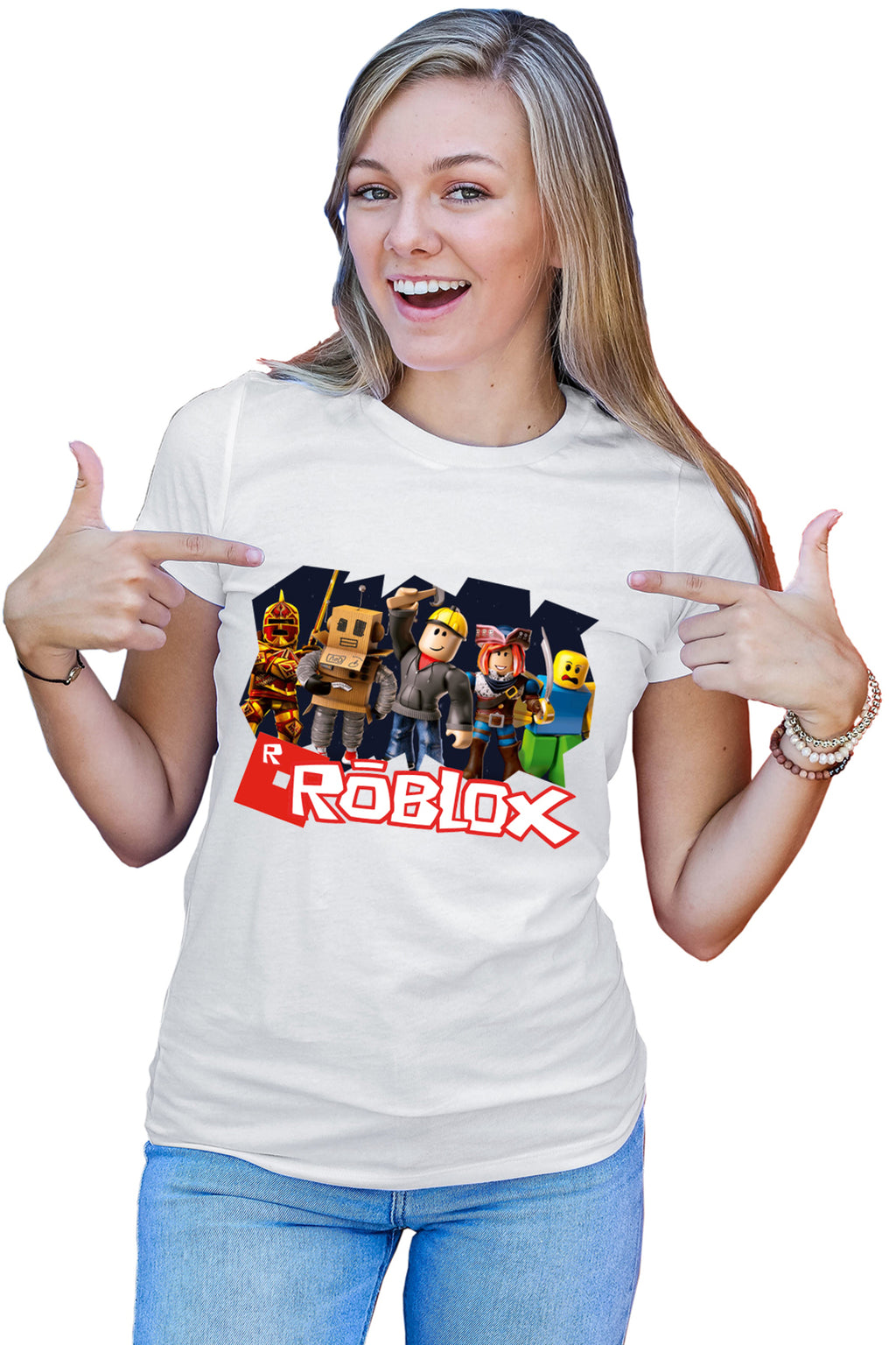 Tricou dama Roblox Team Generator Robux Games