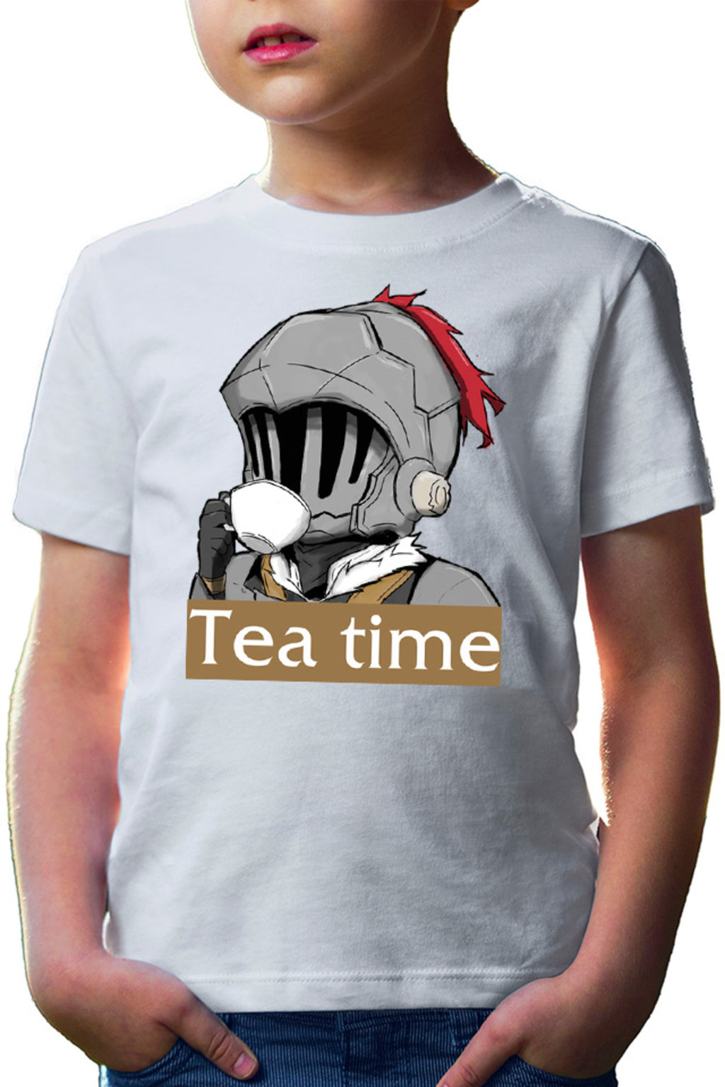 Tricou copii Goblin Slayer Tea Time Break Anime Rapid Armor Bebe