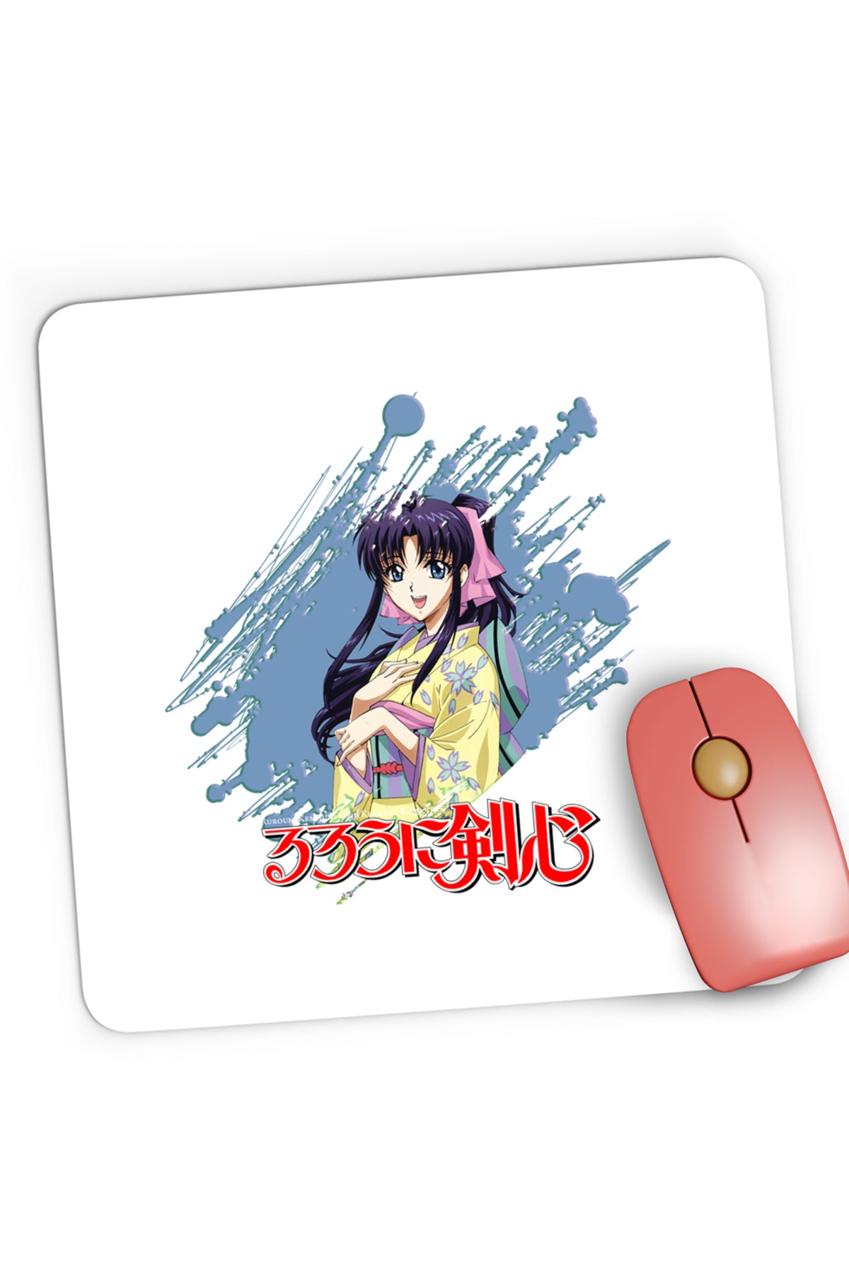 Mousepad Gaming Rurouni Kenshin Kaori Brush Himura Shonen, 21x19 cm