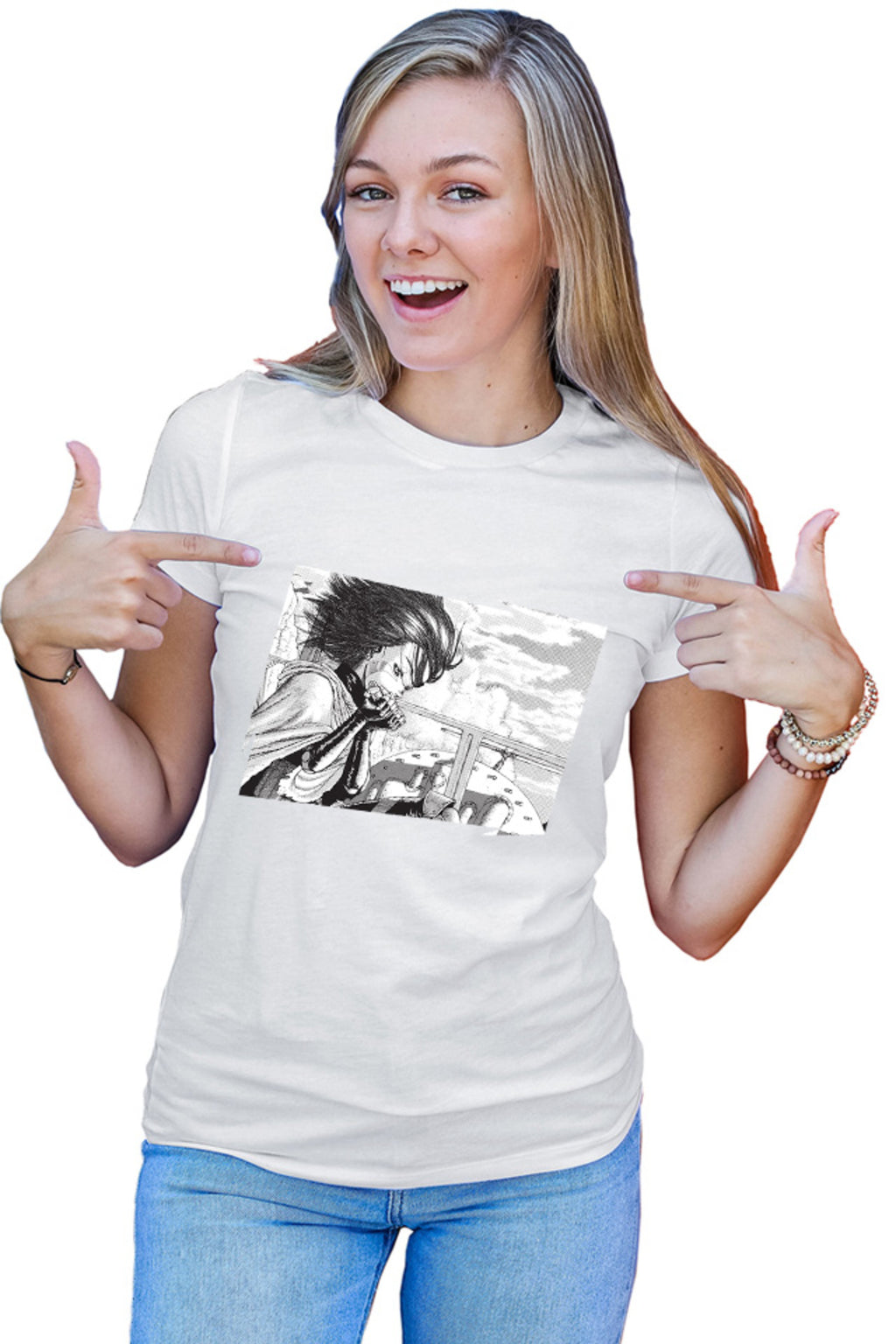 Tricou dama Battle Angel Alita Gally Sing Wind Animekage