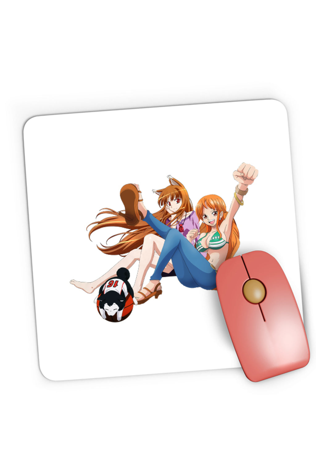 Mousepad Gaming Spice and Wolf Holo One Piece Kuroko no Basket, 21x19 cm
