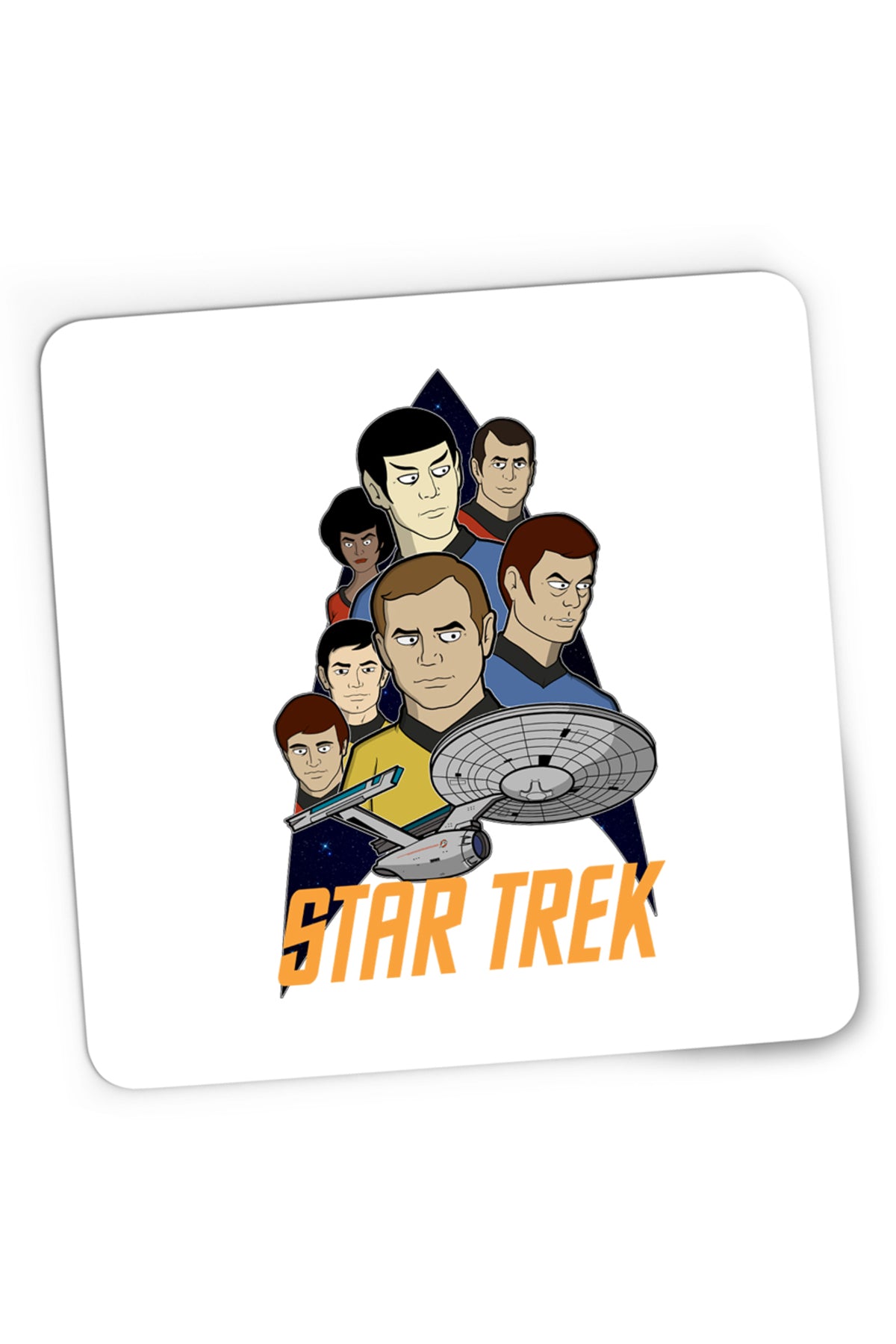 Mousepad Gaming Star Trek Animated Series Desene SF Spock, 21x19 cm