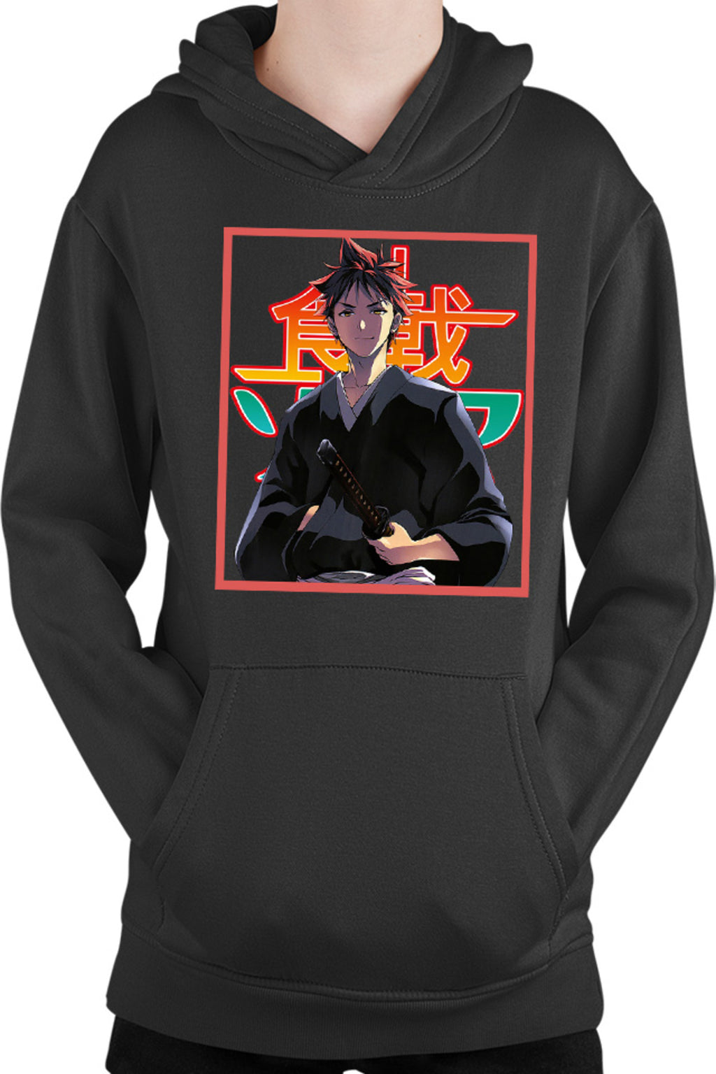 Hanorac copii Food Wars Souma Samurai Katana Otaku