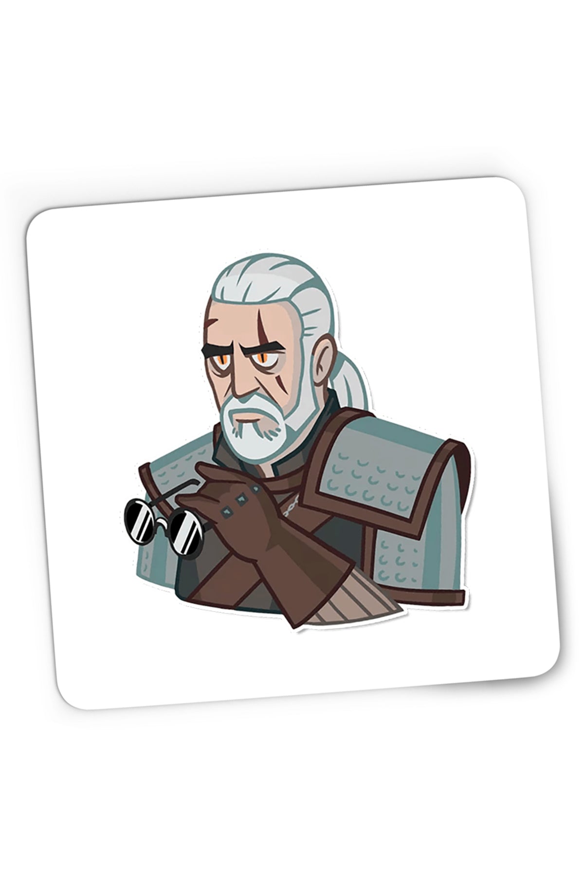 Mousepad Gaming The Witcher Andrzej Sapkowski Wild Hunt Video Game, 21x19 cm