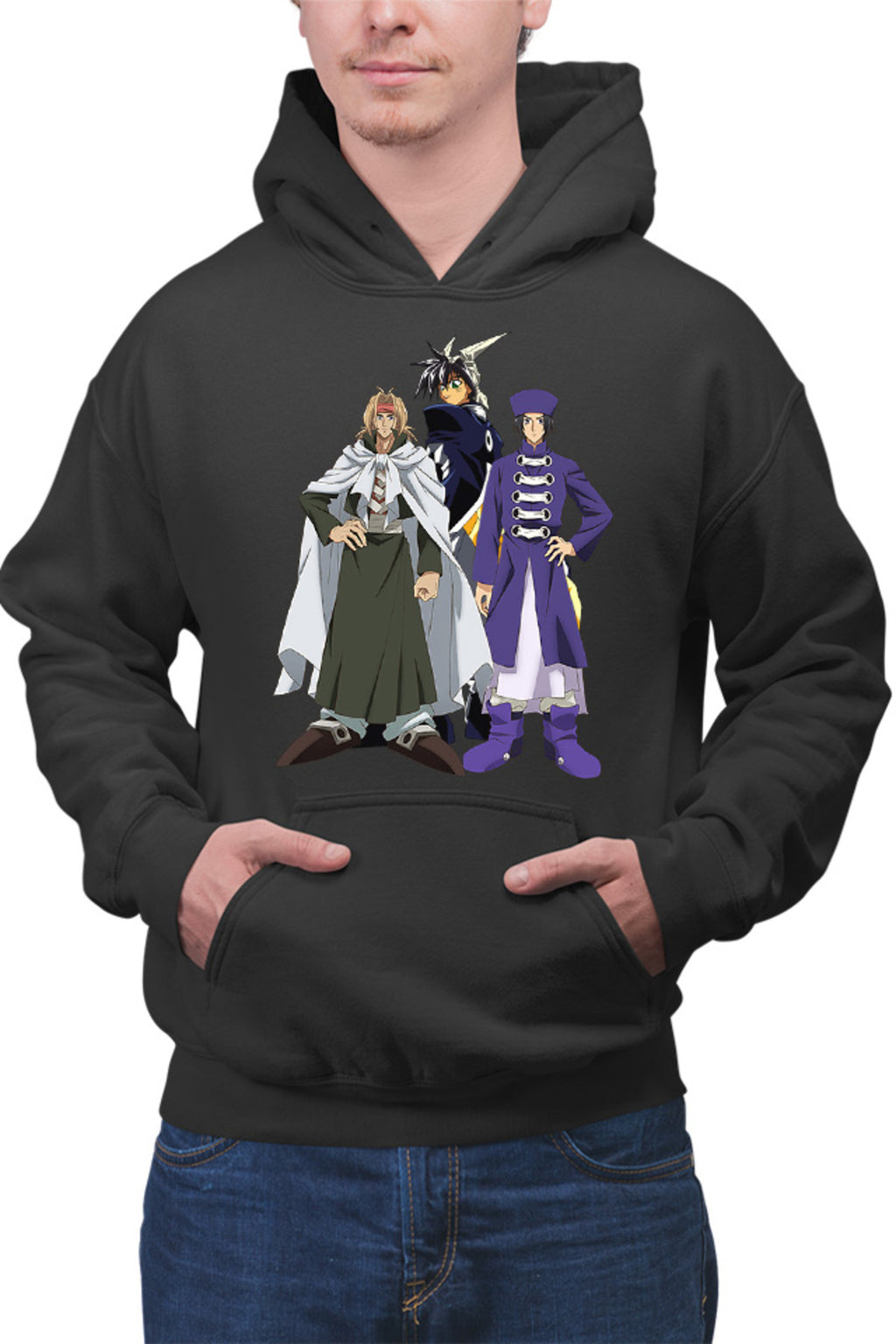 Hanorac barbati Hoshin Engi Chuuou Hiko Taikoubou God Manga Ryu Fujisaki Fantasy