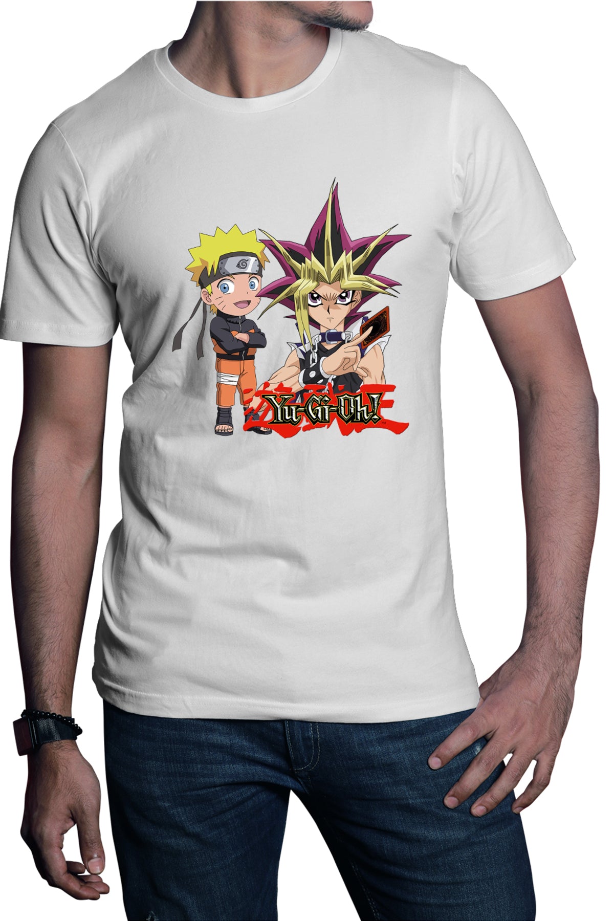 Tricou barbati Yu Gi Oh Mutou Naruto Shippuden Boruto Kage