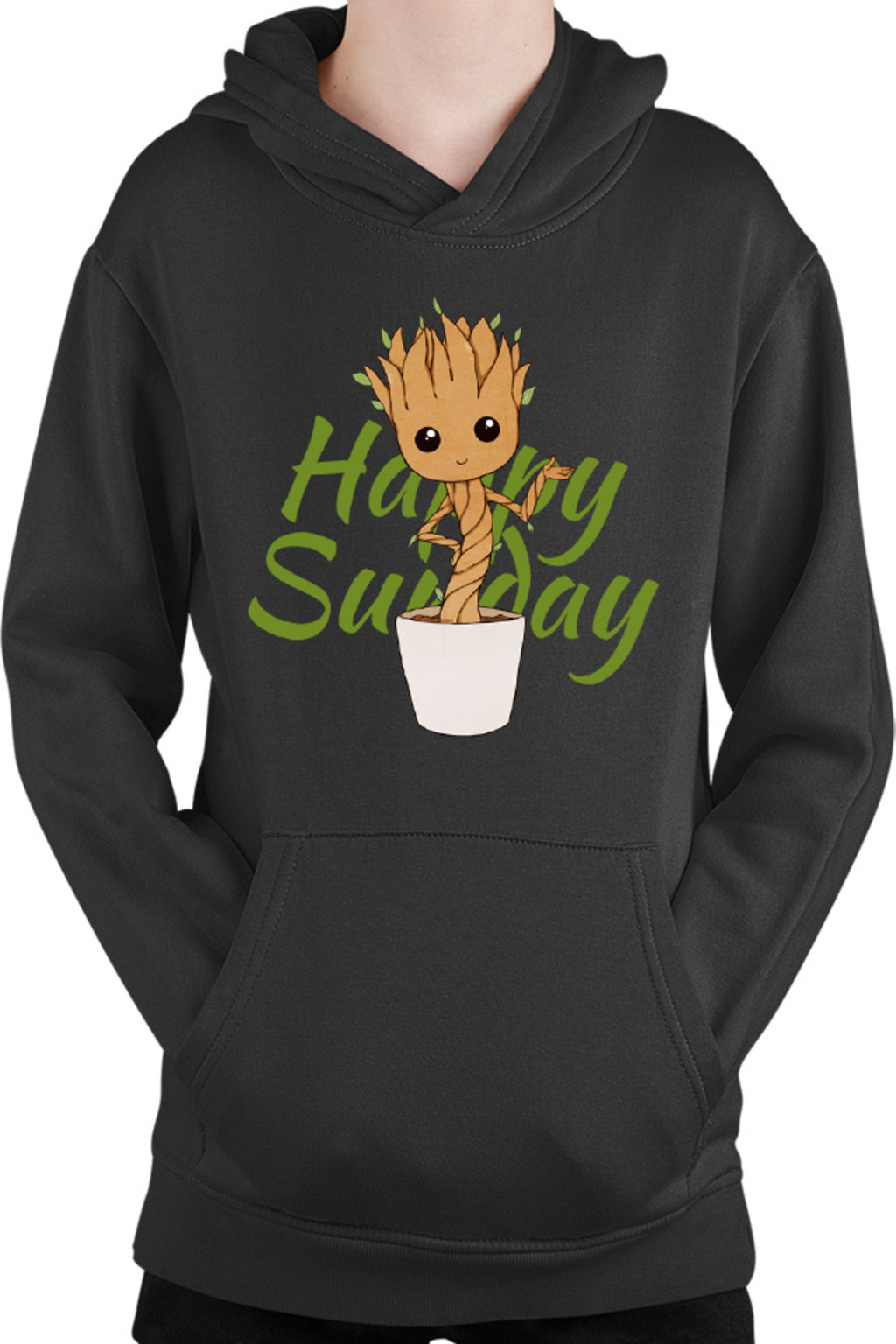 Hanorac copii Baby Groot Sunday Happy Marvel DC Happy Smile
