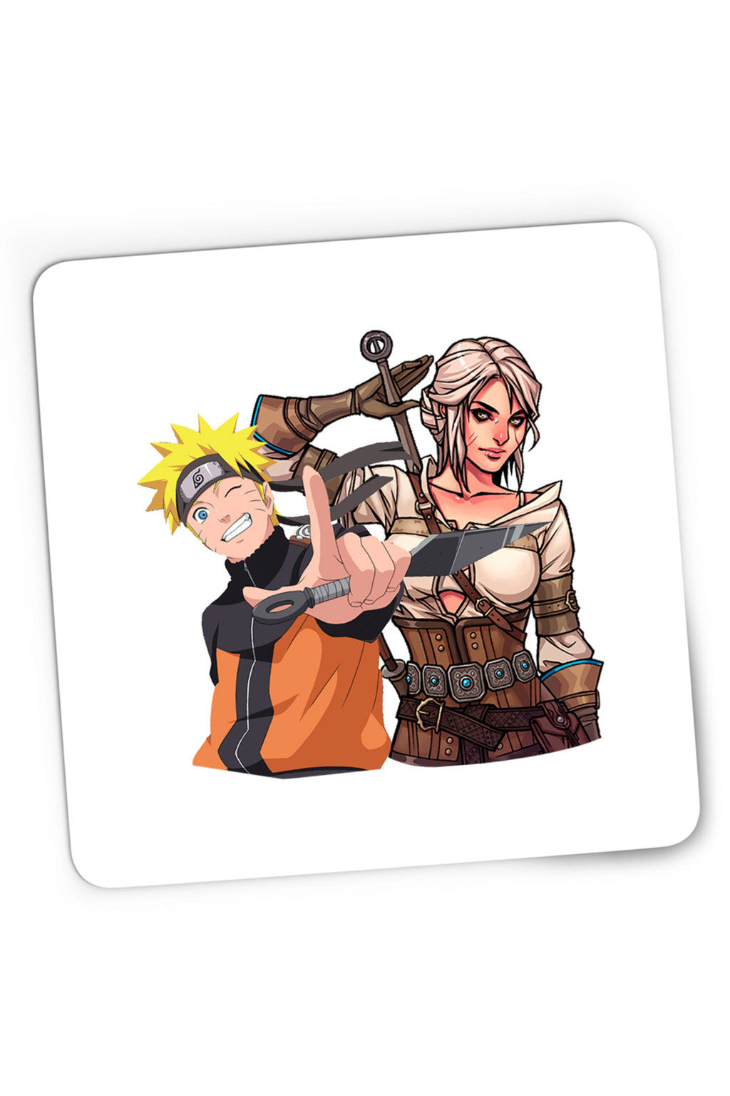 Mousepad Gaming The Witcher Ciri Naruto Shippuden Anime Desene, 21x19 cm