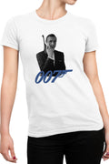 Tricou dama James Bond 007 Logo Vintage Old Movie Alpha