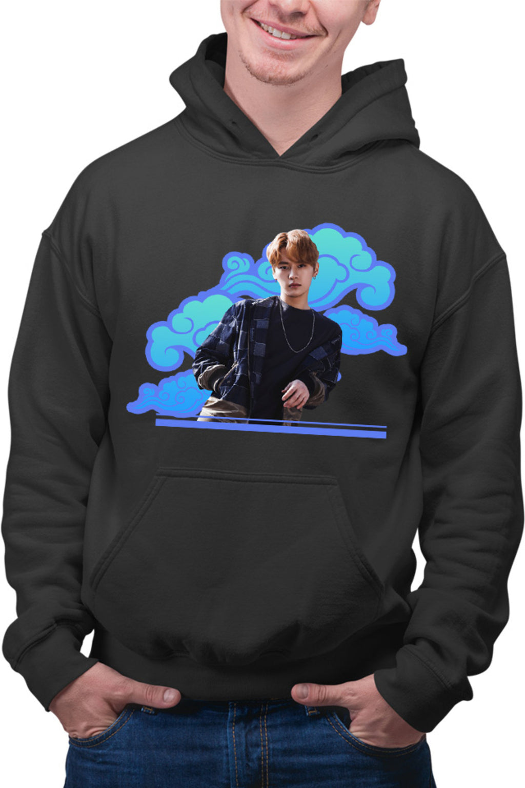 Hanorac barbati Stray Kids Casual Seungmin Idol Concert Music Feels