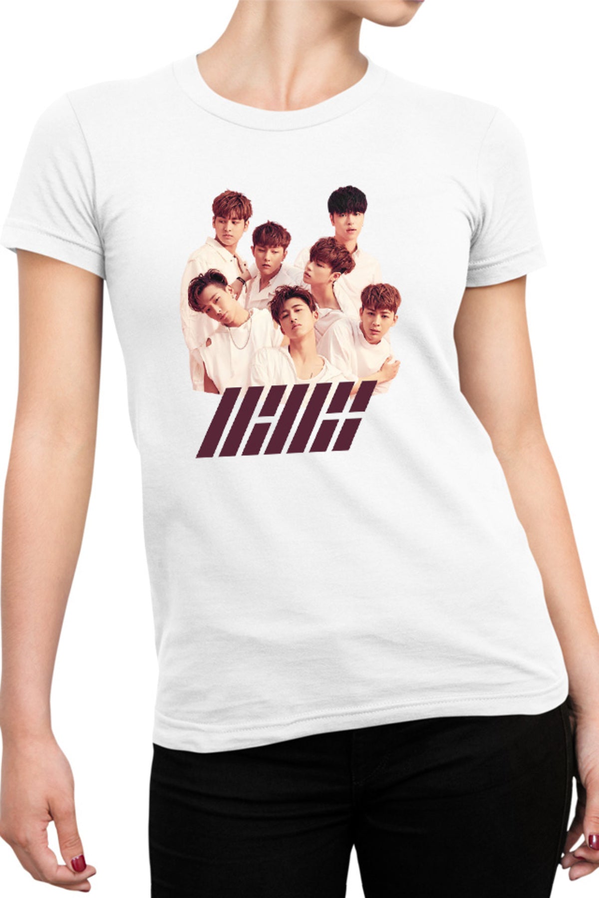 Tricou dama iKon Koo Jun-hoe Jinhwan Song Yunhyeong Cosplay Comeback