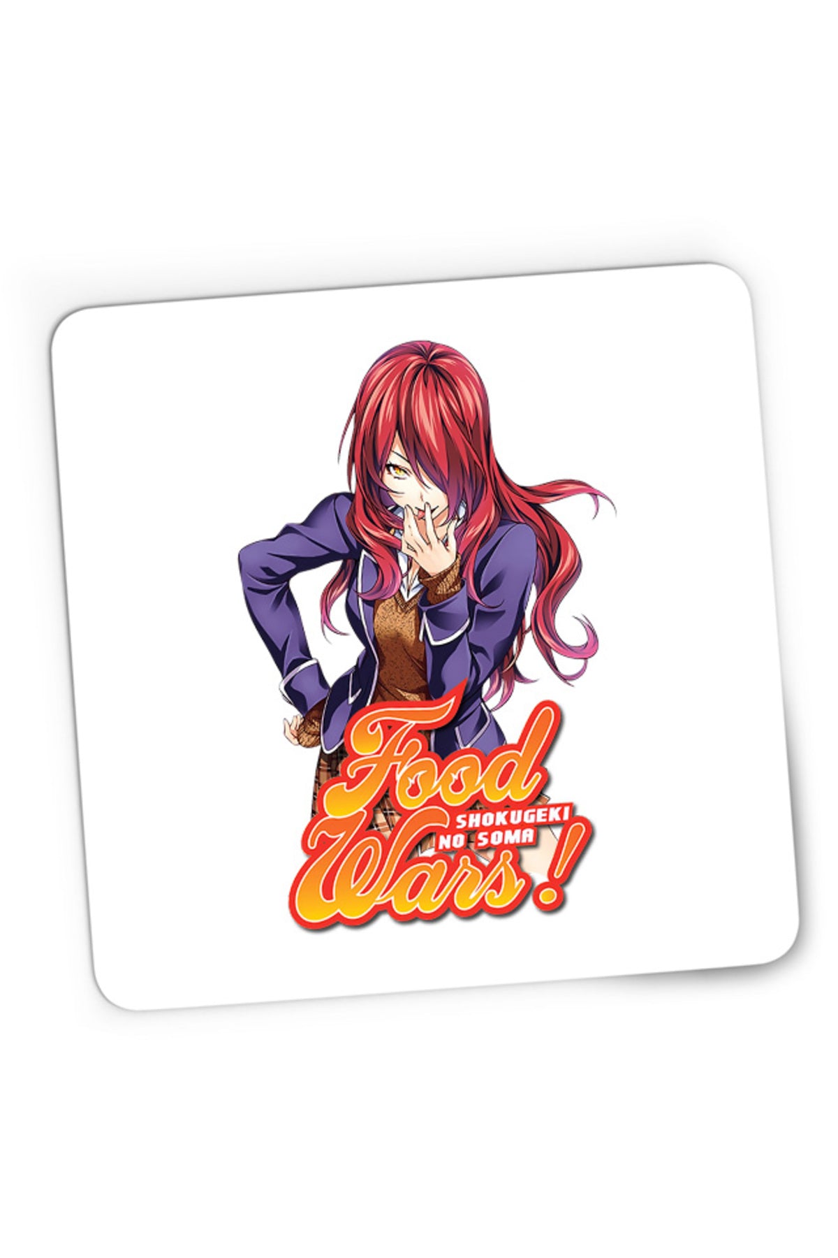 Mousepad Gaming Food Wars Kobayashi Rindou School Uniform, 21x19 cm