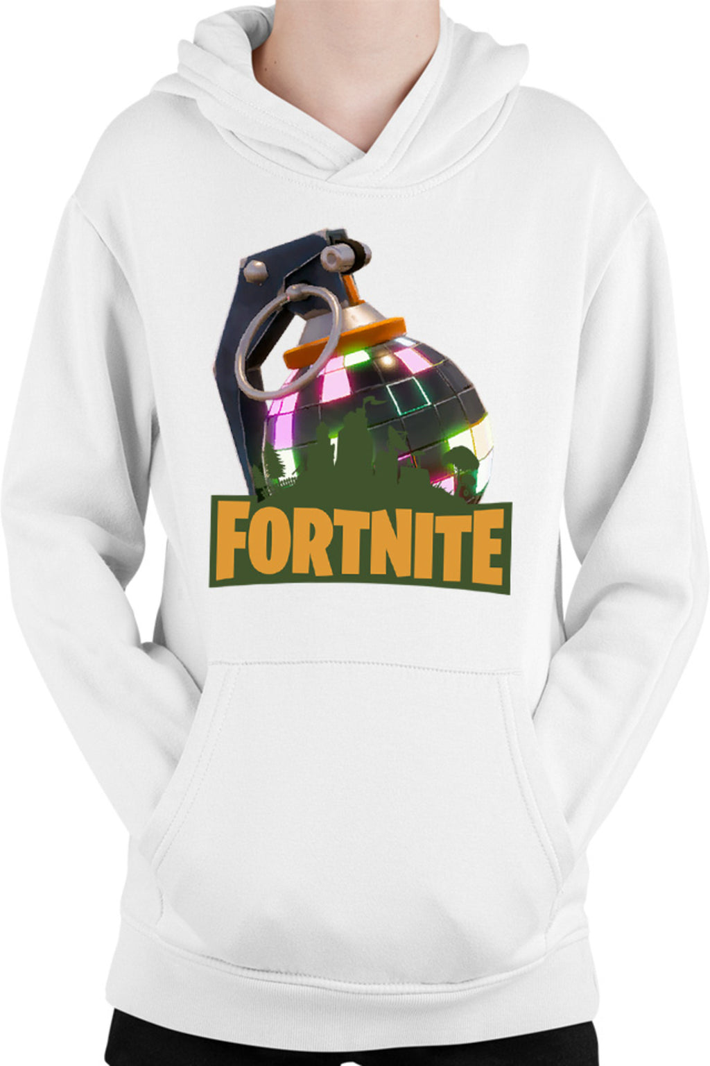 Hanorac copii Fortnite Colorful Game Children Skins Building Map